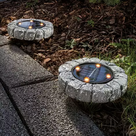 Acheter ⭐ Lampadaires Solaires Lot De 2 Lampes Solaires Aspect Béton Lampes Solaires Sol Jardin Esotec ? 3 Acheter ⭐ Lampadaires Solaires Lot De 2 Lampes Solaires Aspect Béton Lampes Solaires Sol Jardin Esotec ?