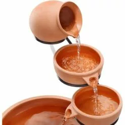 Coupon ✔️ ESOTEC Fontaine à Cascade Solaire Fontaine Solaire En Terre Cuite Fontaine De Jardin 101302 ? -ESOTEC Boutique 26787344 3