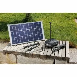 De gros ⌛ Pompe Solaire De Bassin 25W 1300 L/h Pompe Solaire De Jardin Pompe De Bassin étang Esotec 101722 ? -ESOTEC Boutique 26787411 2