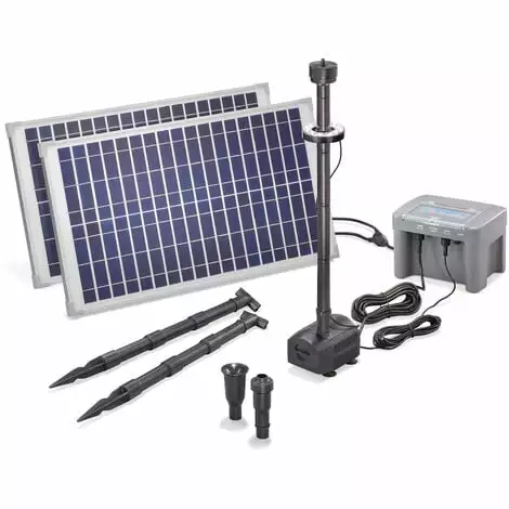 Promo ? Pompe Solaire De Bassin 50W 1300l / H Batterie + LED Pompe Solaire De Bassin Jardin Esotec 101926 ? 3 Promo ? Pompe Solaire De Bassin 50W 1300l / H Batterie + LED Pompe Solaire De Bassin Jardin Esotec 101926 ?