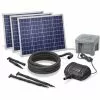Promo ? Pompe Solaire De Cours Deau 150W 3500l / H + Batterie Bassin Pompe Solaire Jardin Esotec 101976 ⭐