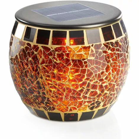 Nouveau ? Lampe De Table Solaire Lampe De Décoration De Lampe Solaire Mosaïque Brillante, Esotec 102066 ❤️ 5 Nouveau ? Lampe De Table Solaire Lampe De Décoration De Lampe Solaire Mosaïque Brillante, Esotec 102066 ❤️ – Image 3
