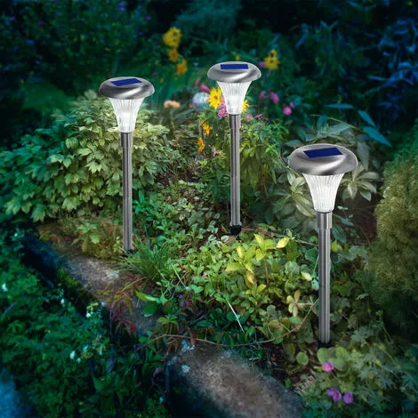 Meilleure affaire ? Lot De 3 Lampes Solaires Capri Duo Lampadaire Couleur Lampe Solaire Décorative, Esotec 102068 ? 3 Meilleure affaire ? Lot De 3 Lampes Solaires Capri Duo Lampadaire Couleur Lampe Solaire Décorative, Esotec 102068 ?