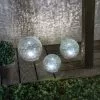 Sortie ? Boule De Verre Solaire Lot De 3 Lampes De Jardin LED Lampe Solaire En Verre, Esotec 102082 ? 2 Sortie ? Boule De Verre Solaire Lot De 3 Lampes De Jardin LED Lampe Solaire En Verre, Esotec 102082 ? -ESOTEC Boutique 26788074 1
