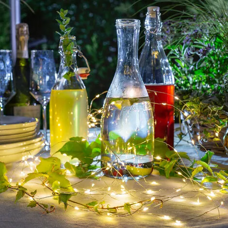 Sortie ? ESOTEC Lot De Lumière Solaire 100 LED Guirlandes Blanches Chaudes Fête Du Jardin Solaire 102178 ✔️ 6 Sortie ? ESOTEC Lot De Lumière Solaire 100 LED Guirlandes Blanches Chaudes Fête Du Jardin Solaire 102178 ✔️ – Image 4