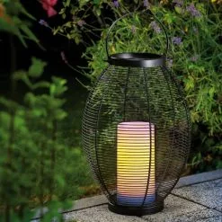 Tout neuf ? Lampe Solaire Décorative 41 Cm Lampe De Jardin Lanterne Lampe Solaire Extérieure Esotec 102217 â