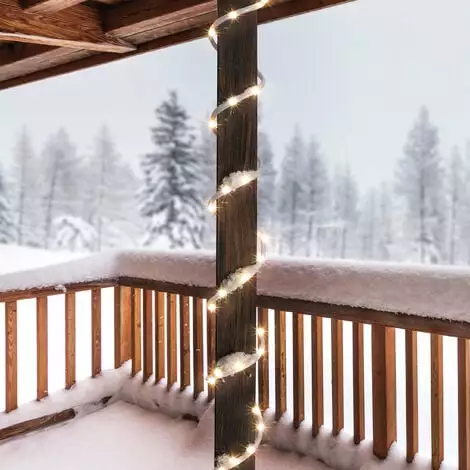 Meilleure affaire ? Tuyau De Lumière Solaire PREMIUM 200 LED Blanc Chaud Décoration De Noël Fête Esotec 102572 ? 2 Meilleure affaire ? Tuyau De Lumière Solaire PREMIUM 200 LED Blanc Chaud Décoration De Noël Fête Esotec 102572 ?