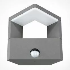 Budget ? ESOTEC Applique Murale Dextérieur à Capteur LED Blanc Chaud 3000K 650lm 10 Watts Applique Dextérieur, 201164 ❤️ -ESOTEC Boutique 26789153 3