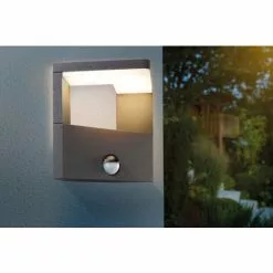 Budget ? ESOTEC Applique Murale Dextérieur à Capteur LED Blanc Chaud 3000K 650lm 10 Watts Applique Dextérieur, 201164 ❤️ -ESOTEC Boutique 26789153 4
