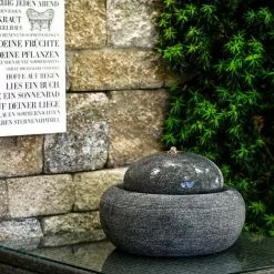 De gros ? ESOTEC Fontaine De Jardin Fontaine + LED Cascade Déco Fontaine Dintérieur 230V 101450 ?