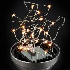 Meilleur prix ⌛ Ensemble De Prises De Jardin Solaire En Mosaïque De Verre Blanc Chaud, éclairage Solaire De Jardin, Esotec 102312 ? -ESOTEC Boutique 26789523 4