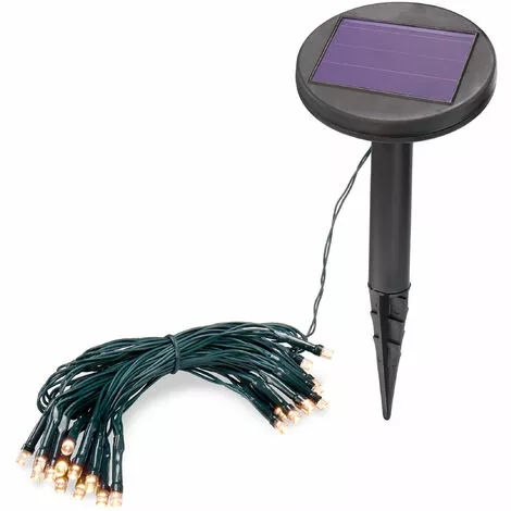 Nouveau ? Chaîne Lumineuse Solaire Premium 24 LED Décoration De Noël De Jardin Blanc Chaud Esotec 102166 ? 4 Nouveau ? Chaîne Lumineuse Solaire Premium 24 LED Décoration De Noël De Jardin Blanc Chaud Esotec 102166 ? – Image 2
