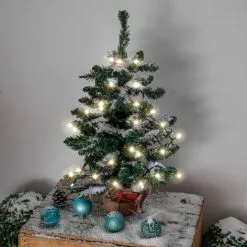 Remise ✔️ Chaîne Lumineuse Solaire Premium 60 LED Décoration De Noël De Jardin Blanc Chaud Esotec 102168 ❤️