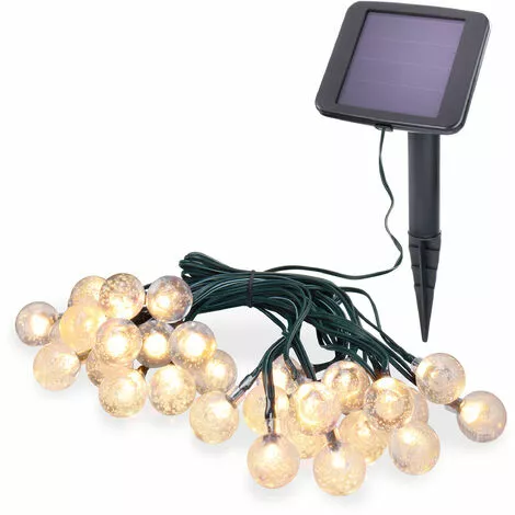 Meilleure vente ? Guirlande Lumineuse Solaire Avec 30 Boules Lumineuses LED Party Blanc Chaud Décoration De Noël Esotec ⌛ 4 Meilleure vente ? Guirlande Lumineuse Solaire Avec 30 Boules Lumineuses LED Party Blanc Chaud Décoration De Noël Esotec ⌛ – Image 2