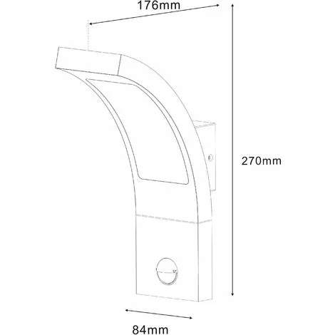 Vente flash ? ESOTEC Applique Dextérieur à Capteur LED Blanc Chaud 3000K 520lm Applique Dextérieur 6,5 Watts 201172 ✨ 7 Vente flash ? ESOTEC Applique Dextérieur à Capteur LED Blanc Chaud 3000K 520lm Applique Dextérieur 6,5 Watts 201172 ✨ – Image 5