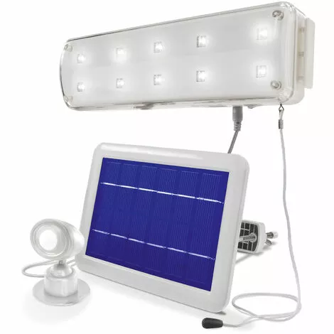 Meilleure affaire ? Kit Déclairage Solaire Avec Lampe Murale à Détecteur De Mouvement, Lampe Solaire Esotec 102091 ✔️ 3 Meilleure affaire ? Kit Déclairage Solaire Avec Lampe Murale à Détecteur De Mouvement, Lampe Solaire Esotec 102091 ✔️
