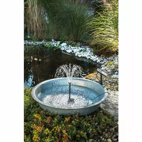 Remise ? Pompe Solaire Pour Bassin 1,5 W 140 l/h Pompe Solaire Pour Bassin De Jardin Kit De Pompe Esotec 101905 ? 3 Remise ? Pompe Solaire Pour Bassin 1,5 W 140 l/h Pompe Solaire Pour Bassin De Jardin Kit De Pompe Esotec 101905 ? – Image 2