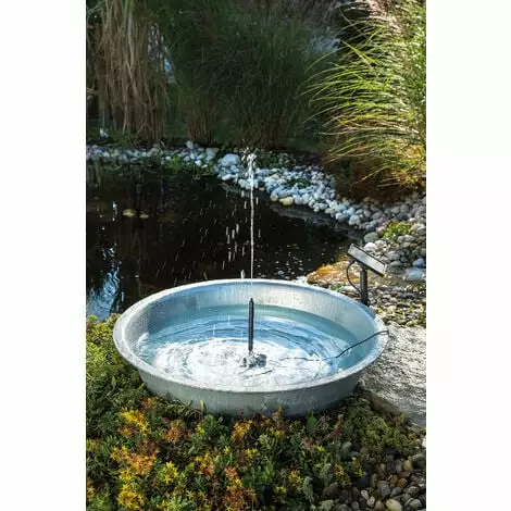 Remise ? Pompe Solaire Pour Bassin 1,5 W 140 l/h Pompe Solaire Pour Bassin De Jardin Kit De Pompe Esotec 101905 ? 6 Remise ? Pompe Solaire Pour Bassin 1,5 W 140 l/h Pompe Solaire Pour Bassin De Jardin Kit De Pompe Esotec 101905 ? – Image 5