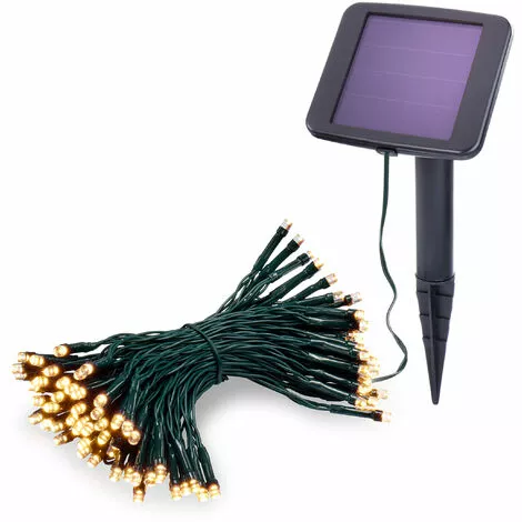 Promo ? Chaîne Lumineuse Solaire Premium 100 LED Décoration De Noël De Jardin Blanc Chaud Esotec 102170 ⭐ 4 Promo ? Chaîne Lumineuse Solaire Premium 100 LED Décoration De Noël De Jardin Blanc Chaud Esotec 102170 ⭐ – Image 2