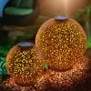 Top 10 ? ESOTEC Boule Solaire En Métal Lot De 2 Samira 20 Et 30cm Décoration De Jardin Rouille Lampe Solaire LED ? -ESOTEC Boutique 26790073 1