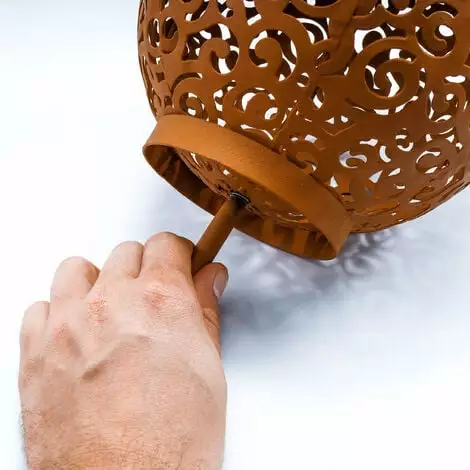 Top 10 ? ESOTEC Boule Solaire En Métal Lot De 2 Samira 20 Et 30cm Décoration De Jardin Rouille Lampe Solaire LED ? 6 Top 10 ? ESOTEC Boule Solaire En Métal Lot De 2 Samira 20 Et 30cm Décoration De Jardin Rouille Lampe Solaire LED ? – Image 5