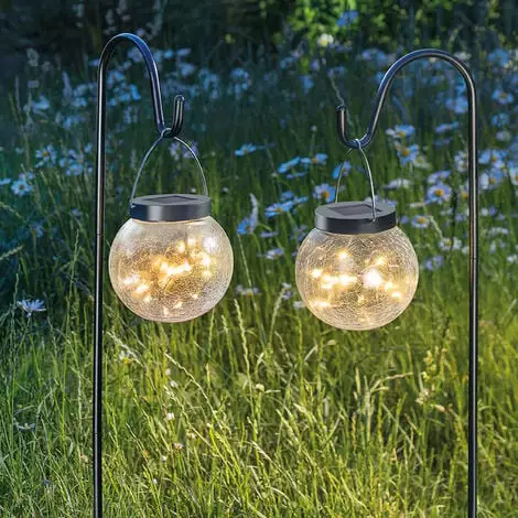 Vente flash ? Ensemble De Lampes Solaires Suspendues En Mosaïque De Verre Blanc Chaud Jardin De Lumières Solaires, Esotec 102314 ? 3 Vente flash ? Ensemble De Lampes Solaires Suspendues En Mosaïque De Verre Blanc Chaud Jardin De Lumières Solaires, Esotec 102314 ?