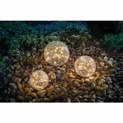 De gros ✔️ Ensemble De Boule De Verre Solaire Lumières De Jardin Lampe Solaire Blanc Chaud Lampe En Verre Esotec 102088 ? -ESOTEC Boutique 26790199 3