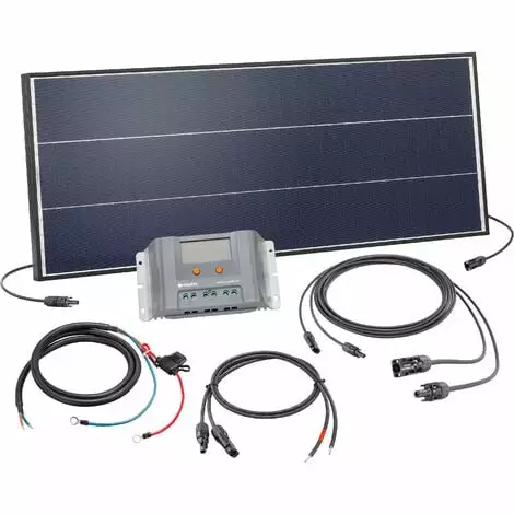 Grosses soldes ? Ensemble Solaire Kit 75W Système Solaire 12 Volts Système D’îlot De Camping, Esotec 120050 ? -ESOTEC Boutique 27154482 1