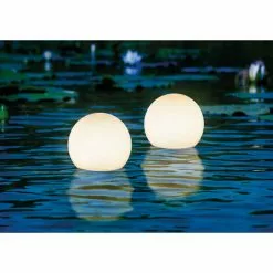 Budget ? ESOTEC Boule Lumineuse LED Solaire Flottante Set 15cm Lampe De Jardin Blanc Chaud + Froid 102125 ? -ESOTEC Boutique 27595034 3