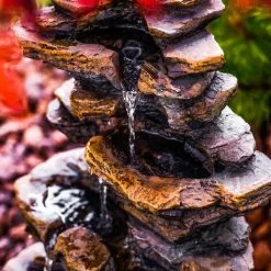 Remise ? ESOTEC Fontaine De Jardin Fontaine Cascade Fontaine Décorative Déco Fontaine D’intérieur 230V 101455 ? -ESOTEC Boutique 28016737 4