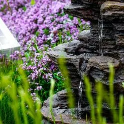 Tout neuf ✔️ ESOTEC Fontaine De Jardin Solaire Fontaine De Batterie De Fontaine Deau Fontaine Solaire En Cascade 101316 ? -ESOTEC Boutique 28276819 4