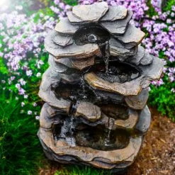 Tout neuf ✔️ ESOTEC Fontaine De Jardin Solaire Fontaine De Batterie De Fontaine Deau Fontaine Solaire En Cascade 101316 ? -ESOTEC Boutique 28276819 5