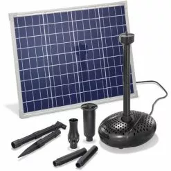 Remise ✔️ Pompe Solaire De Bassin 50W 2500 L/h Pompe Solaire De Fonction Deau Pompe De Bassin Esotec 101917 ?